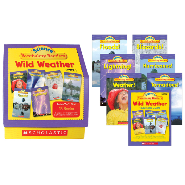 Scholastic Teaching Resources Scholastic® Science Vocabulary Readers Wild Weather 9780545015981